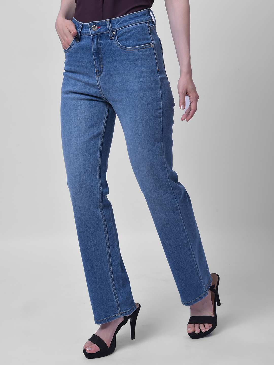 Numero Uno Women Solid Blue Jeans